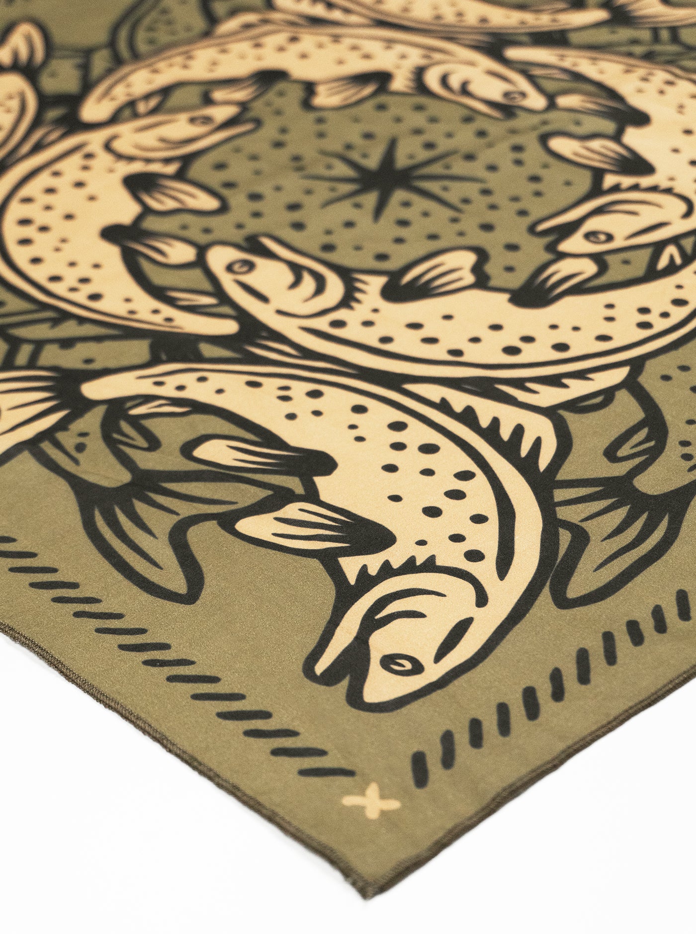 Bandana - Loyal To The Waters - Sage/Cream - Image 3