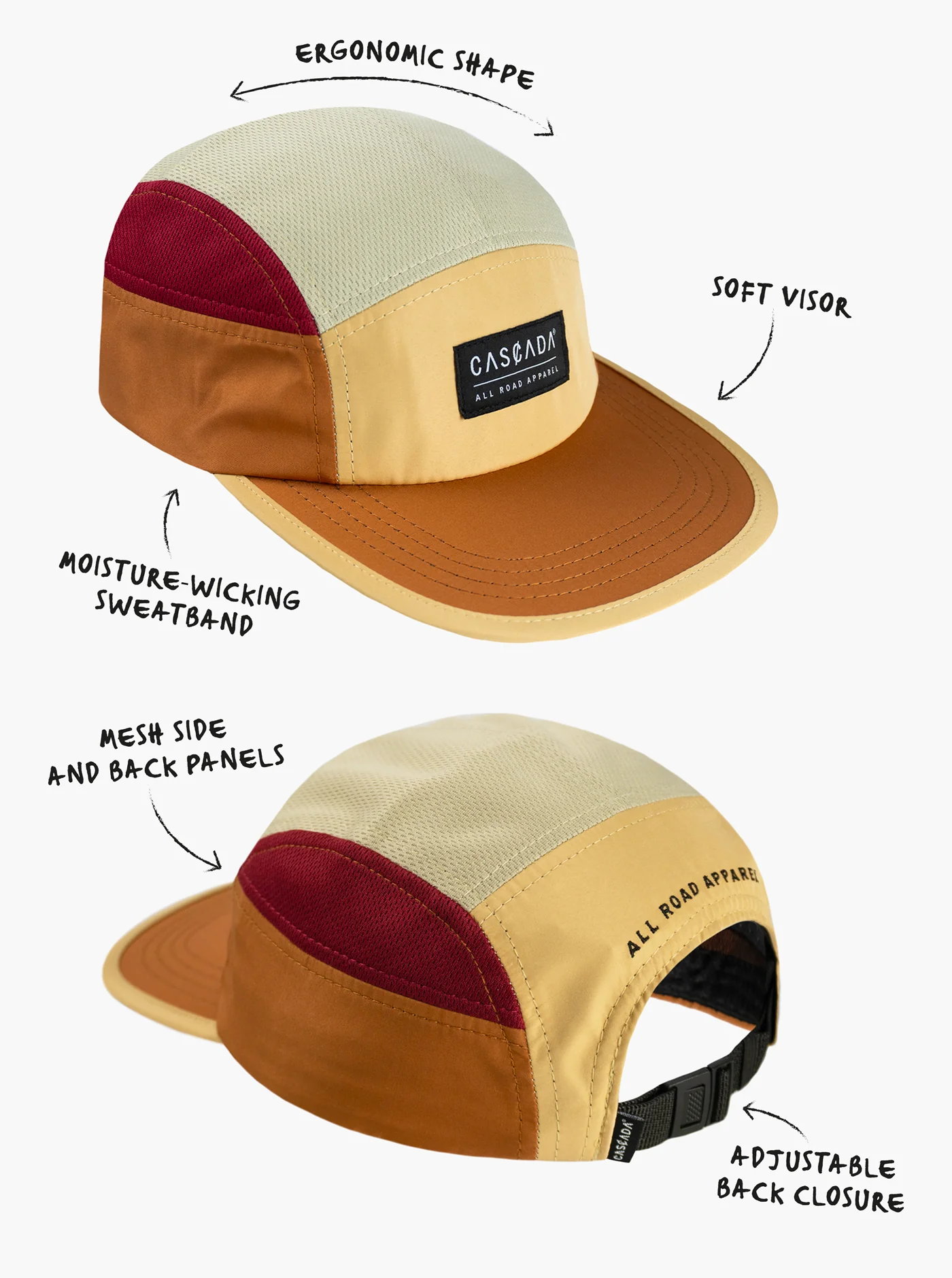 Camper Hat - Cream/Deer Brown - Image 6