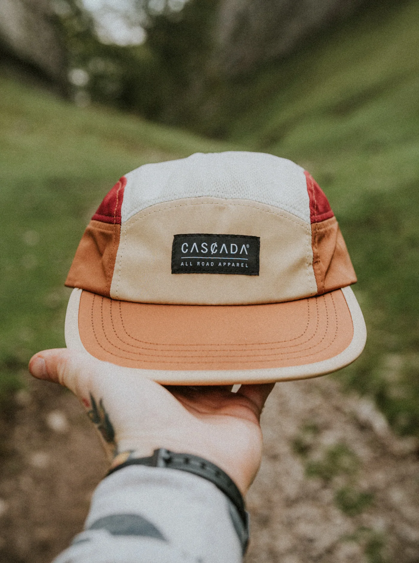 Camper Hat - Cream/Deer Brown - Image 8