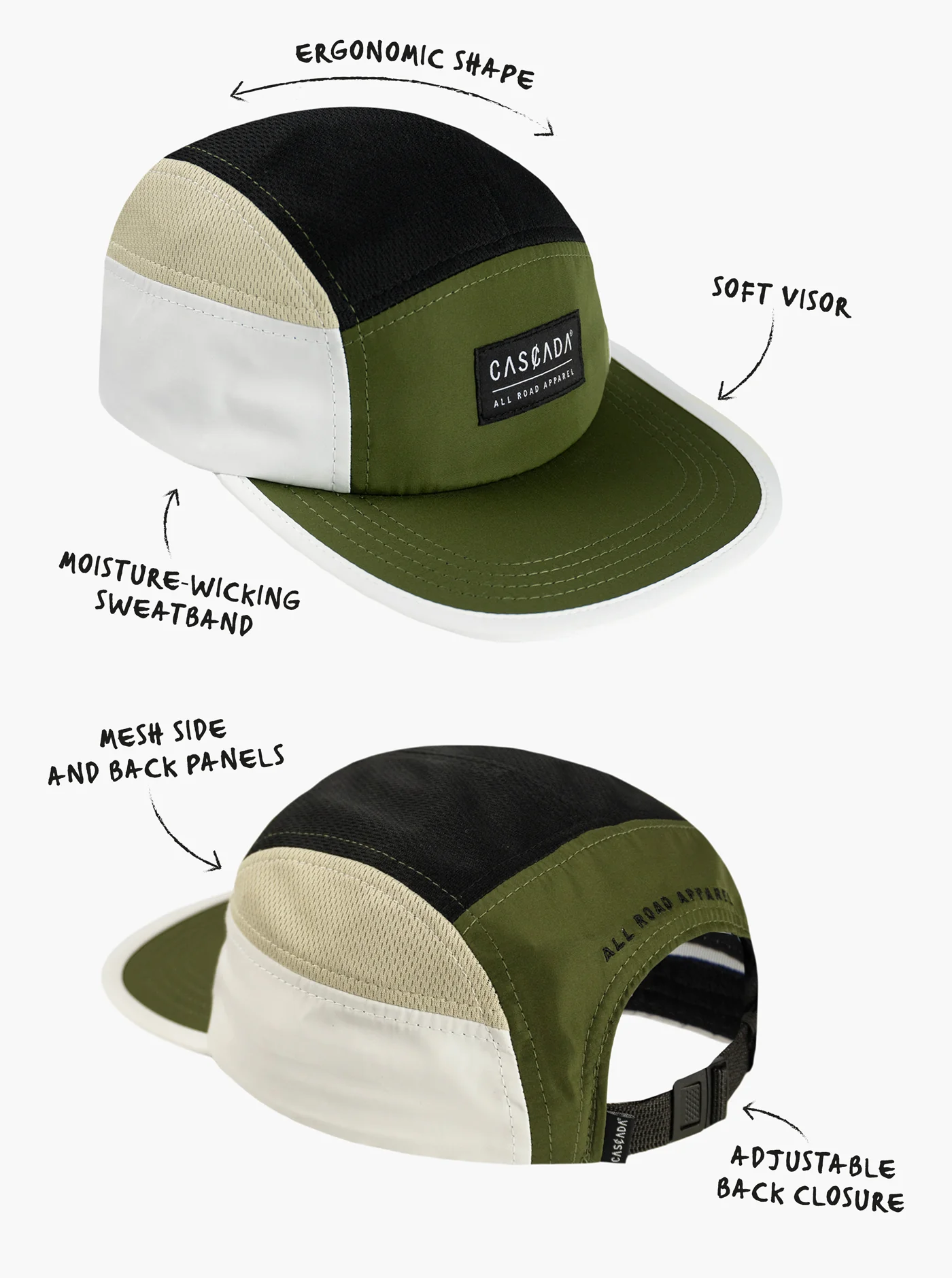 Camper Hat - Olive/Black - Image 6