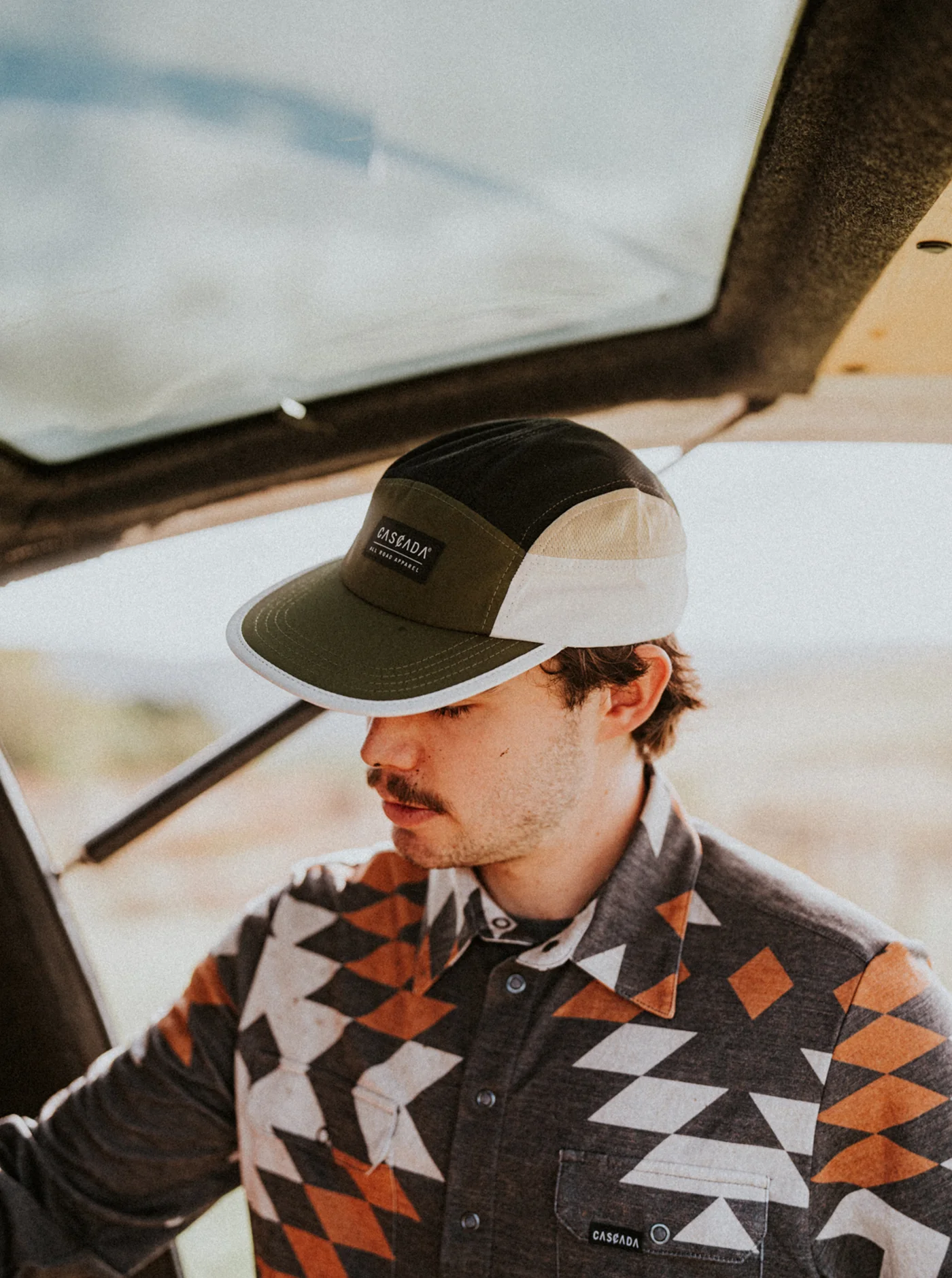 Camper Hat - Olive/Black - Image 8