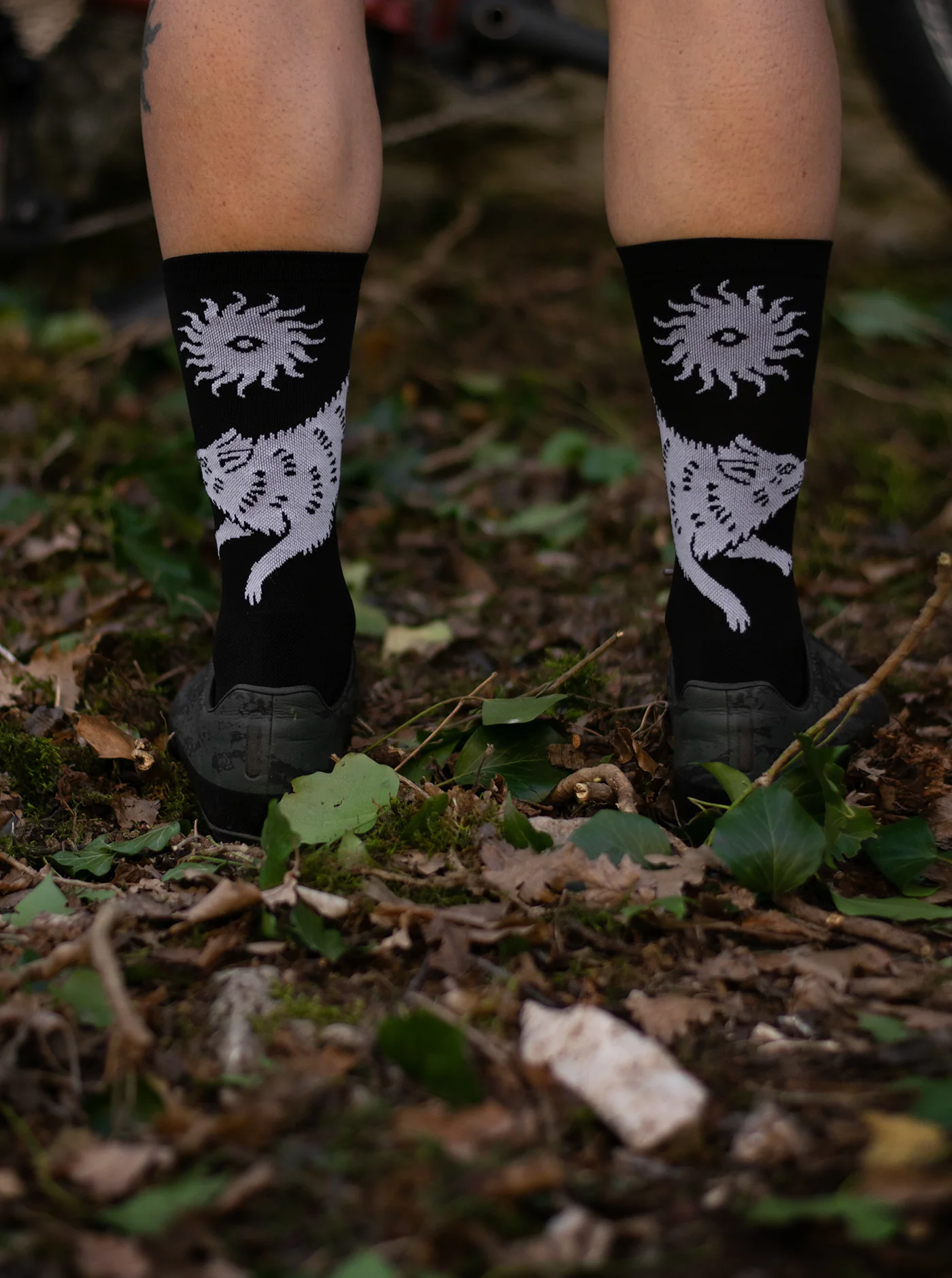 Cross Socks - White Wolf - Image 5