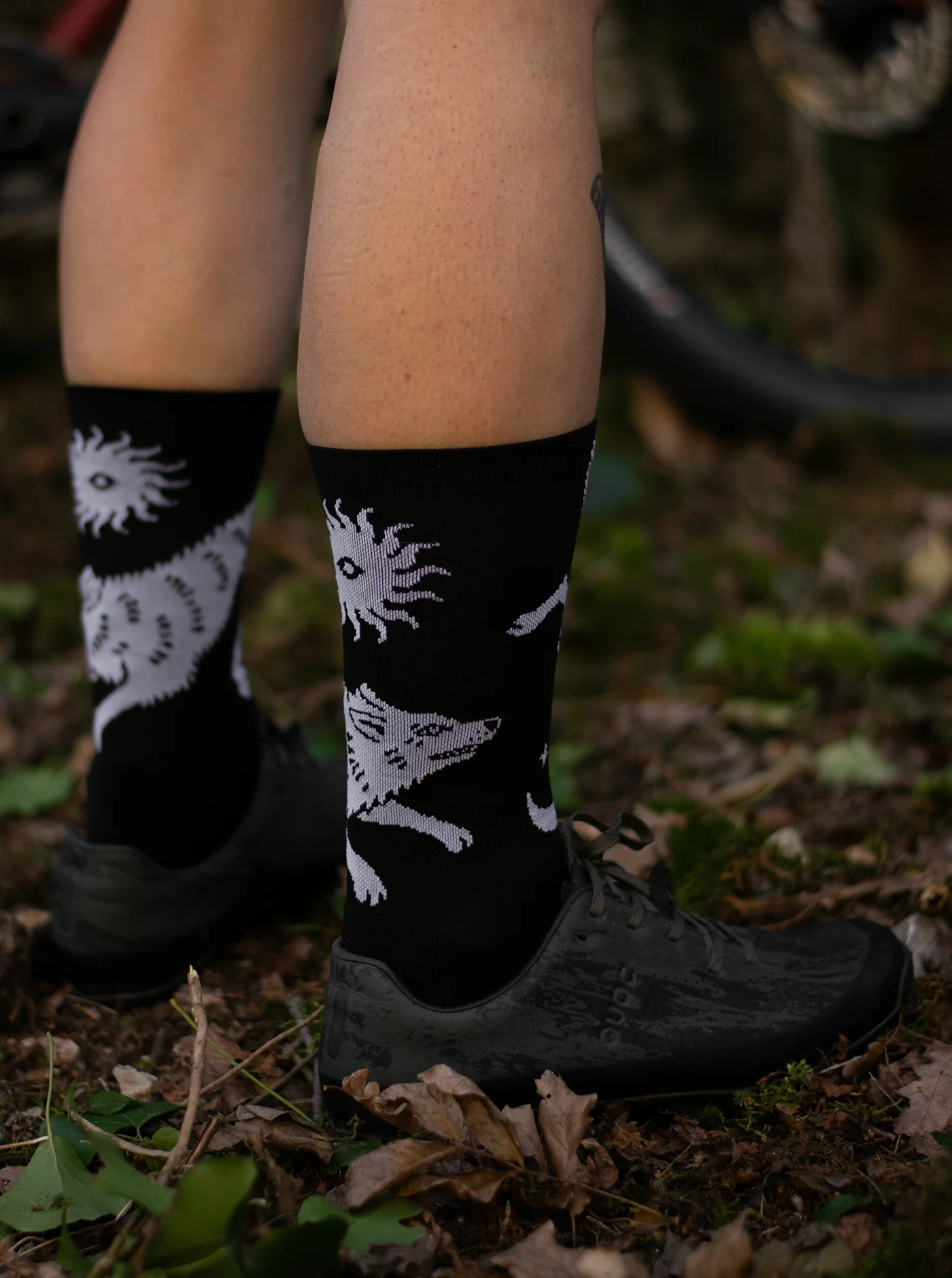 Cross Socks - White Wolf - Image 6