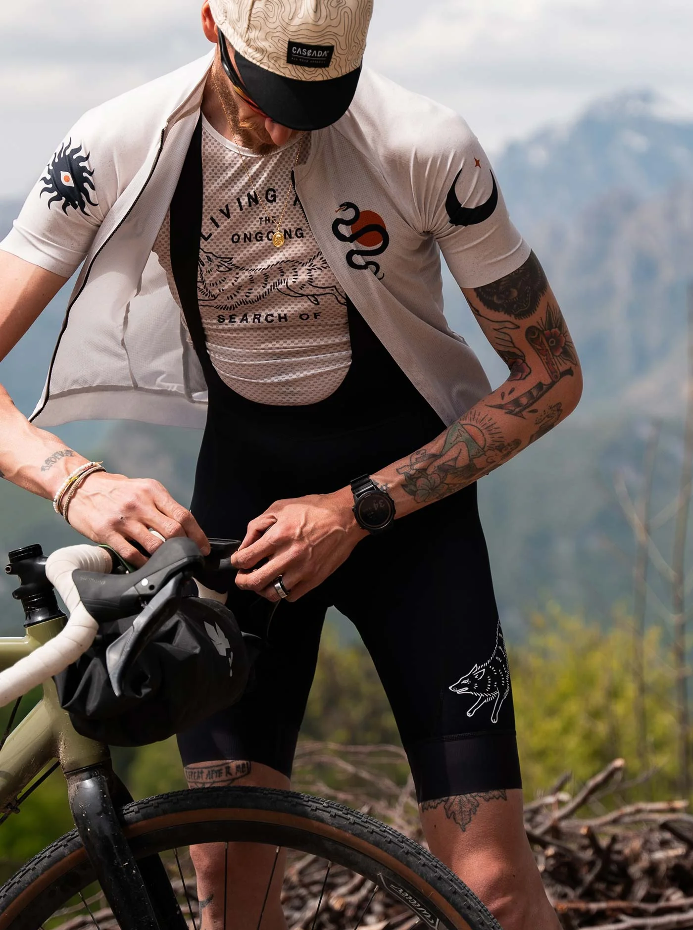 Cycling Jersey - Snakebite - Sand - Image 8