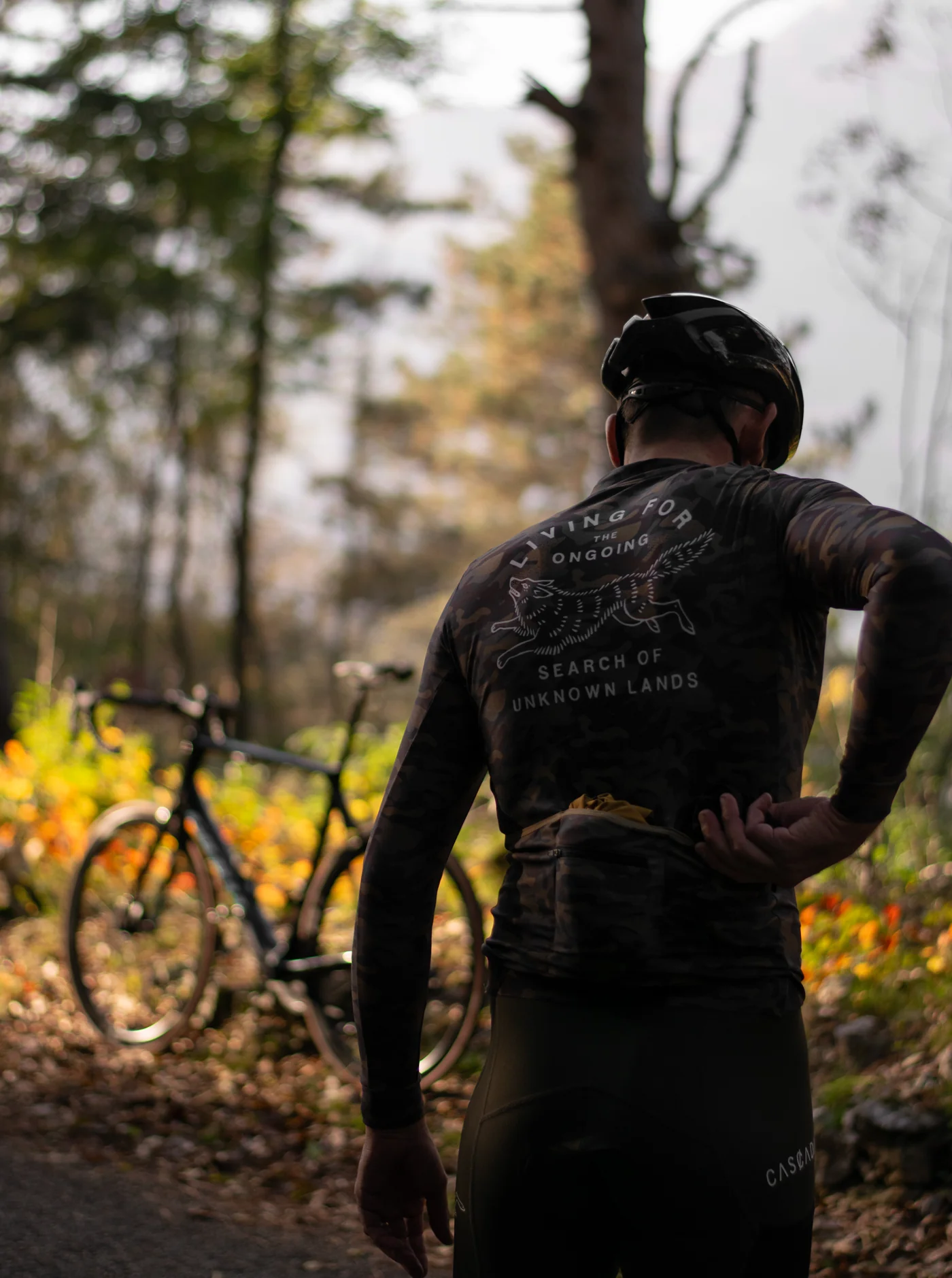 Cycling Long Sleeve Jersey - Woodland - Image 9