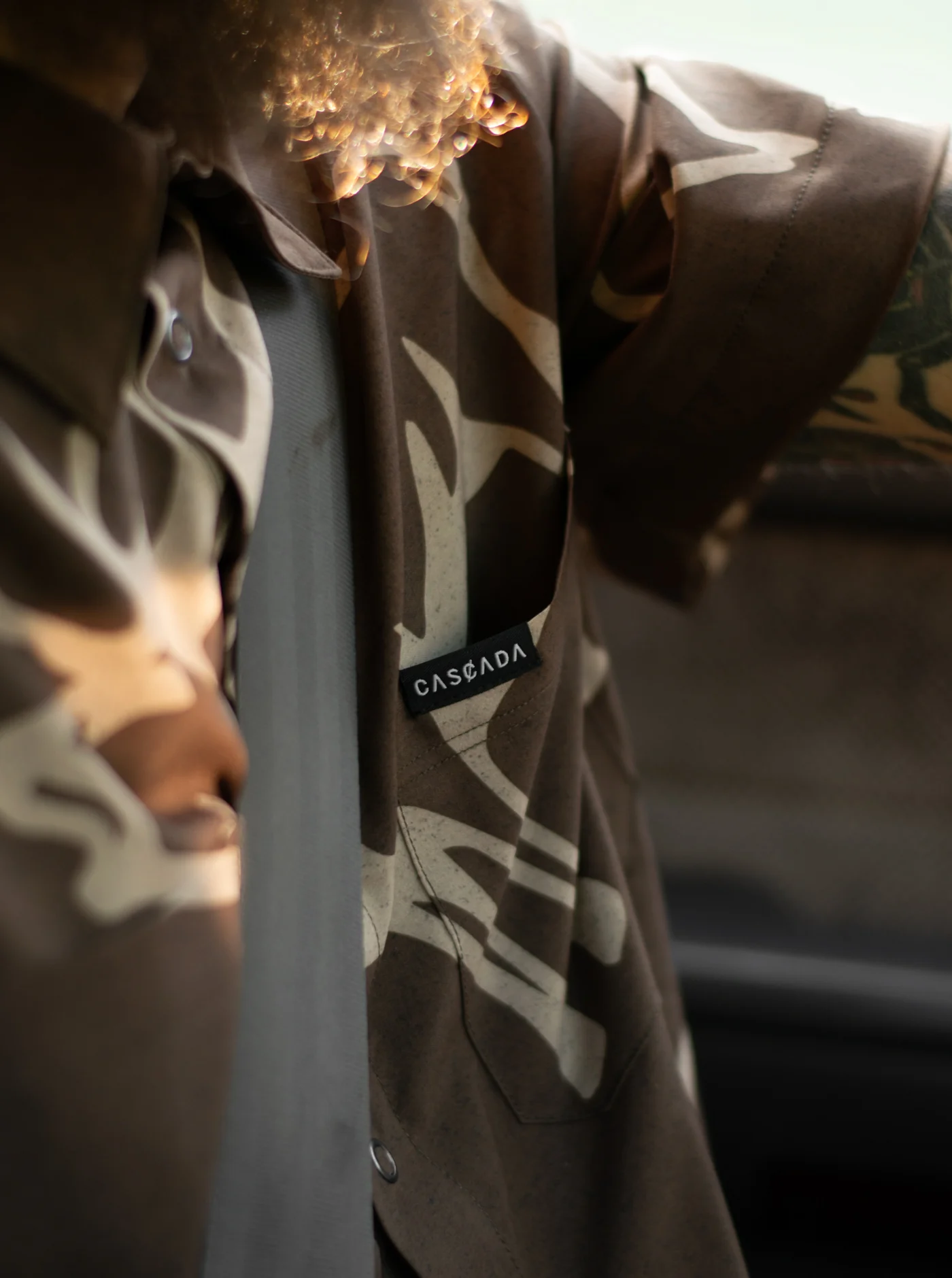 Howling Button Up Shirt - Forest Forge - Brown - Image 8