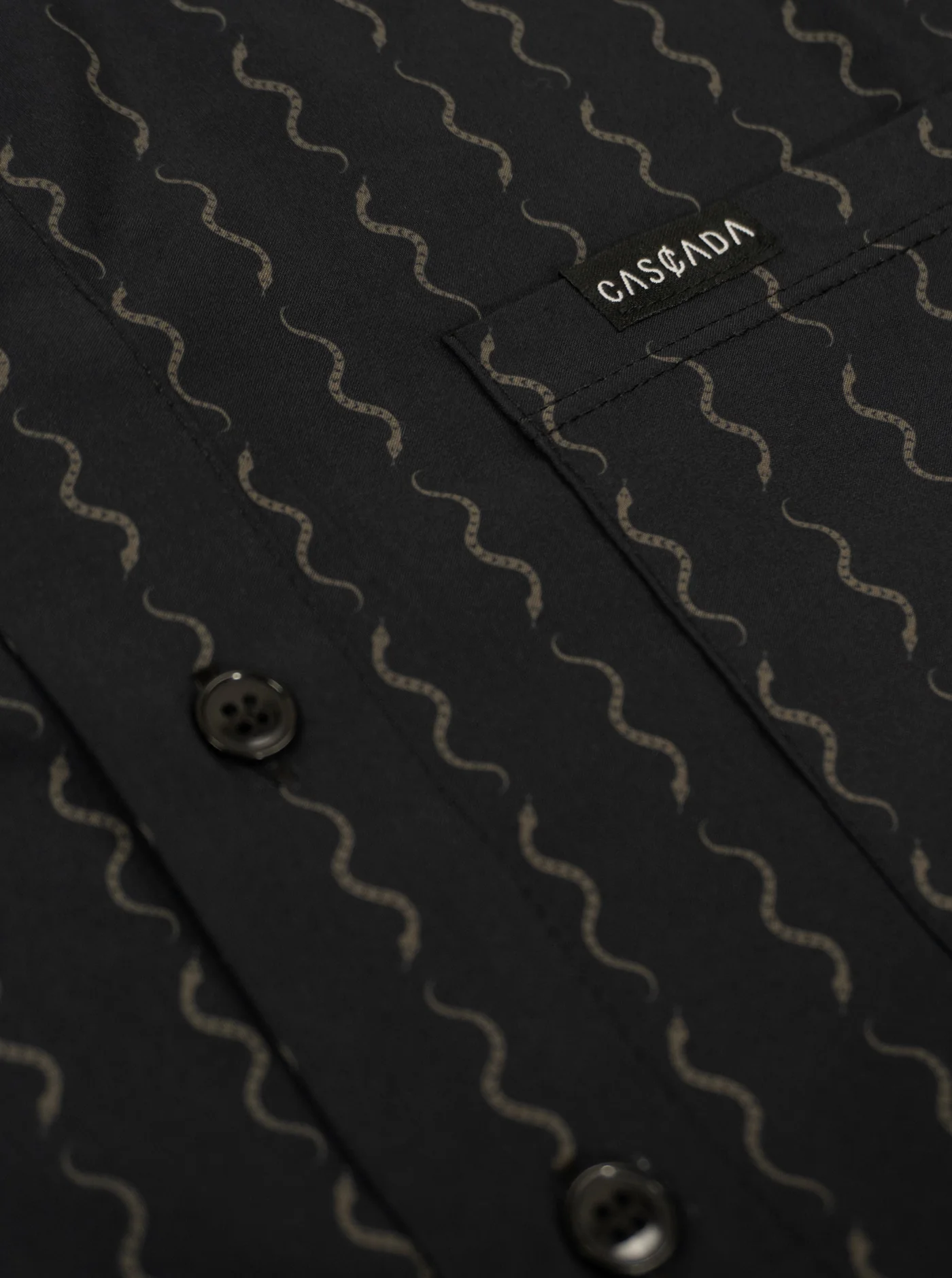 Howling Button Up Shirt - Shadow Snake - Image 4