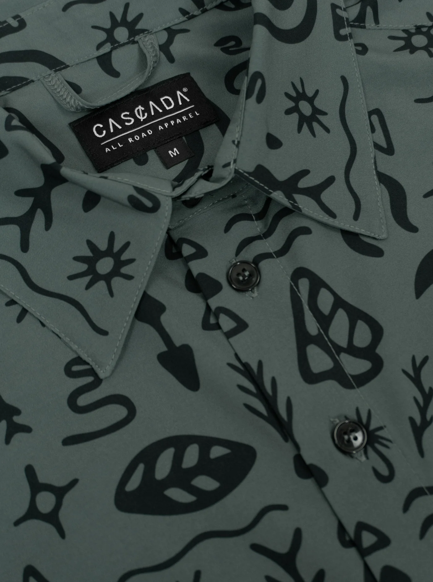 Howling Button Up Shirt - Woodcut - Image 3