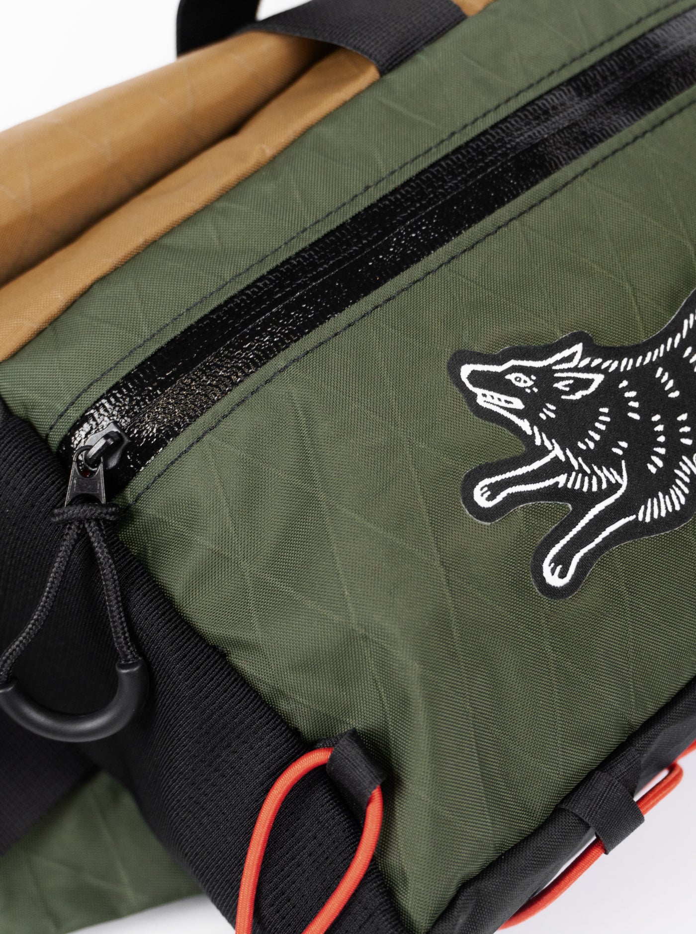 Jaunt Roll-Top Hip Pack - Olive/Coyote - Image 4