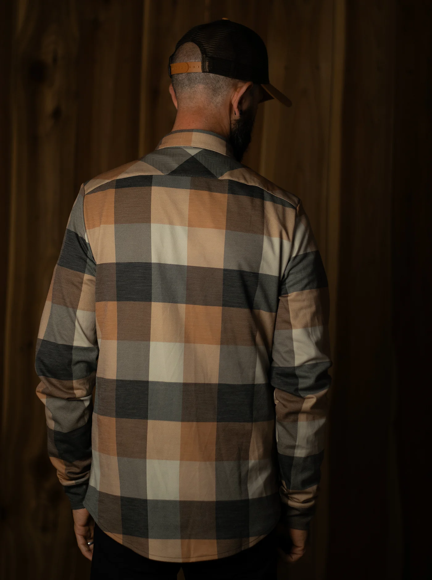 Land Outdoor Shirt - Chestnut Check - Image 7