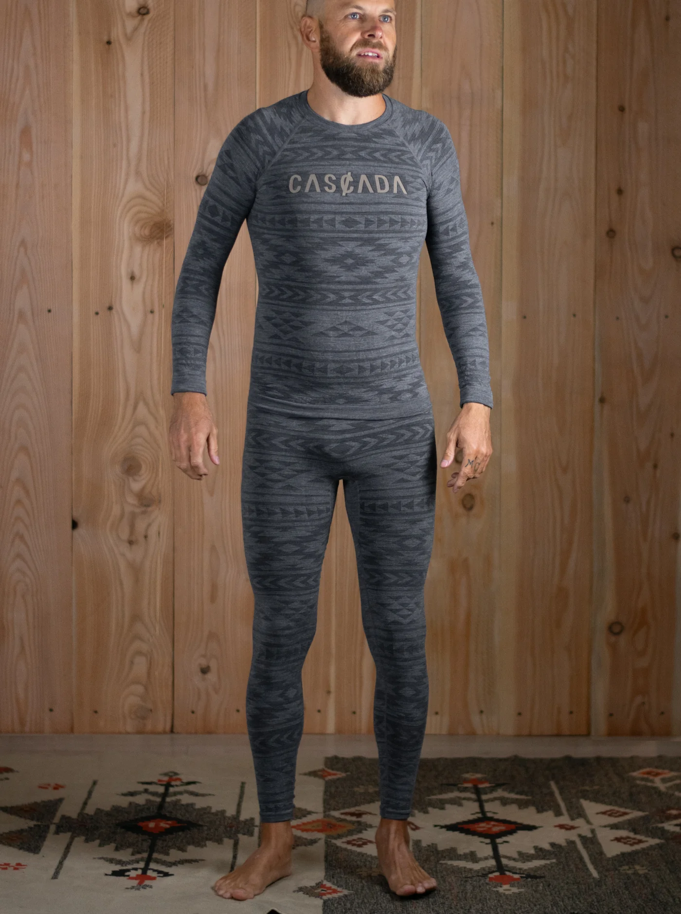 Merino Base Layer Long Sleeve Unisex - Earth Black - Image 8