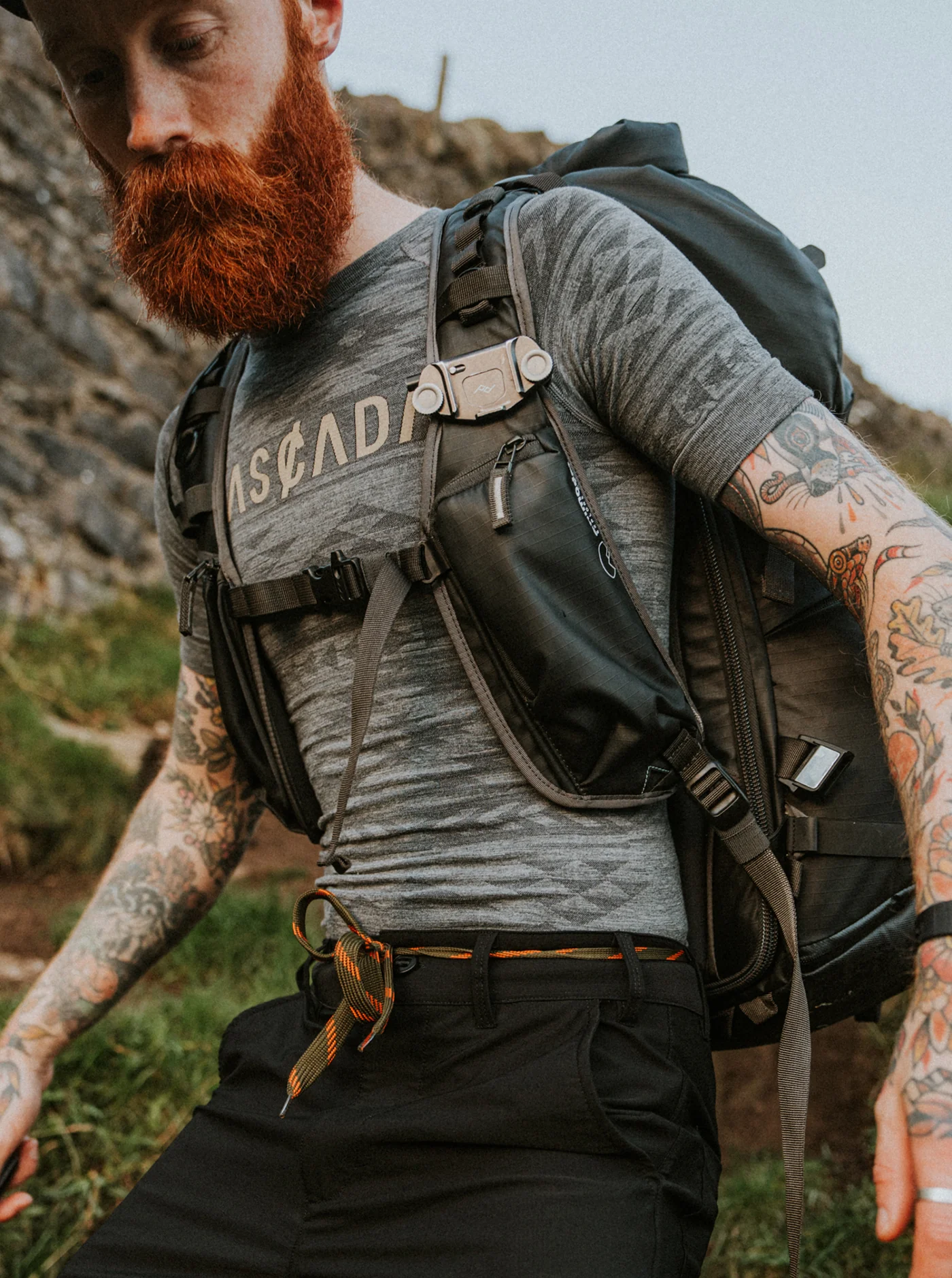 Merino Base Layer Short Sleeve Unisex - Earth Black - Image 4