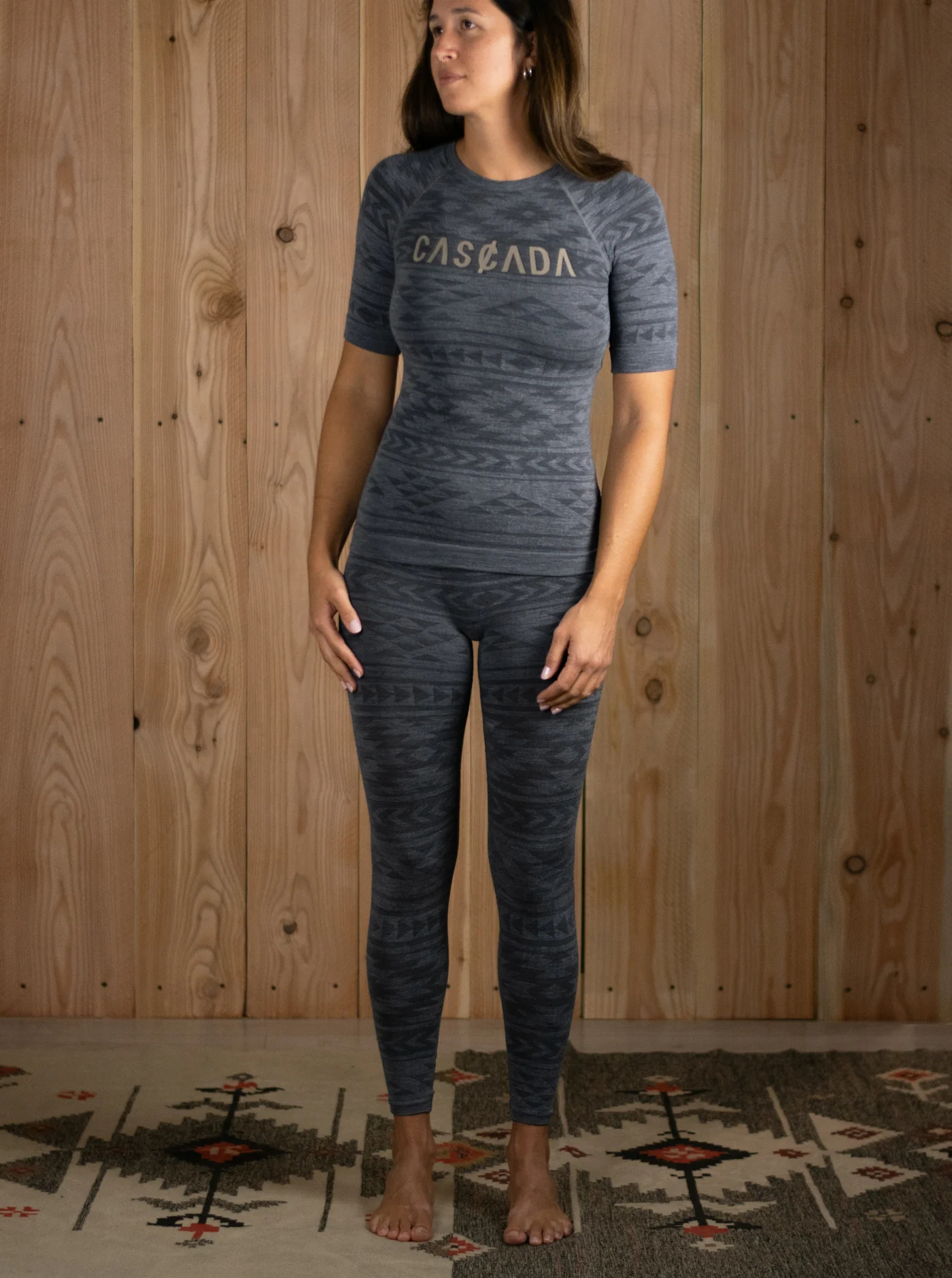 Merino Base Layer Short Sleeve Unisex - Earth Black - Image 9