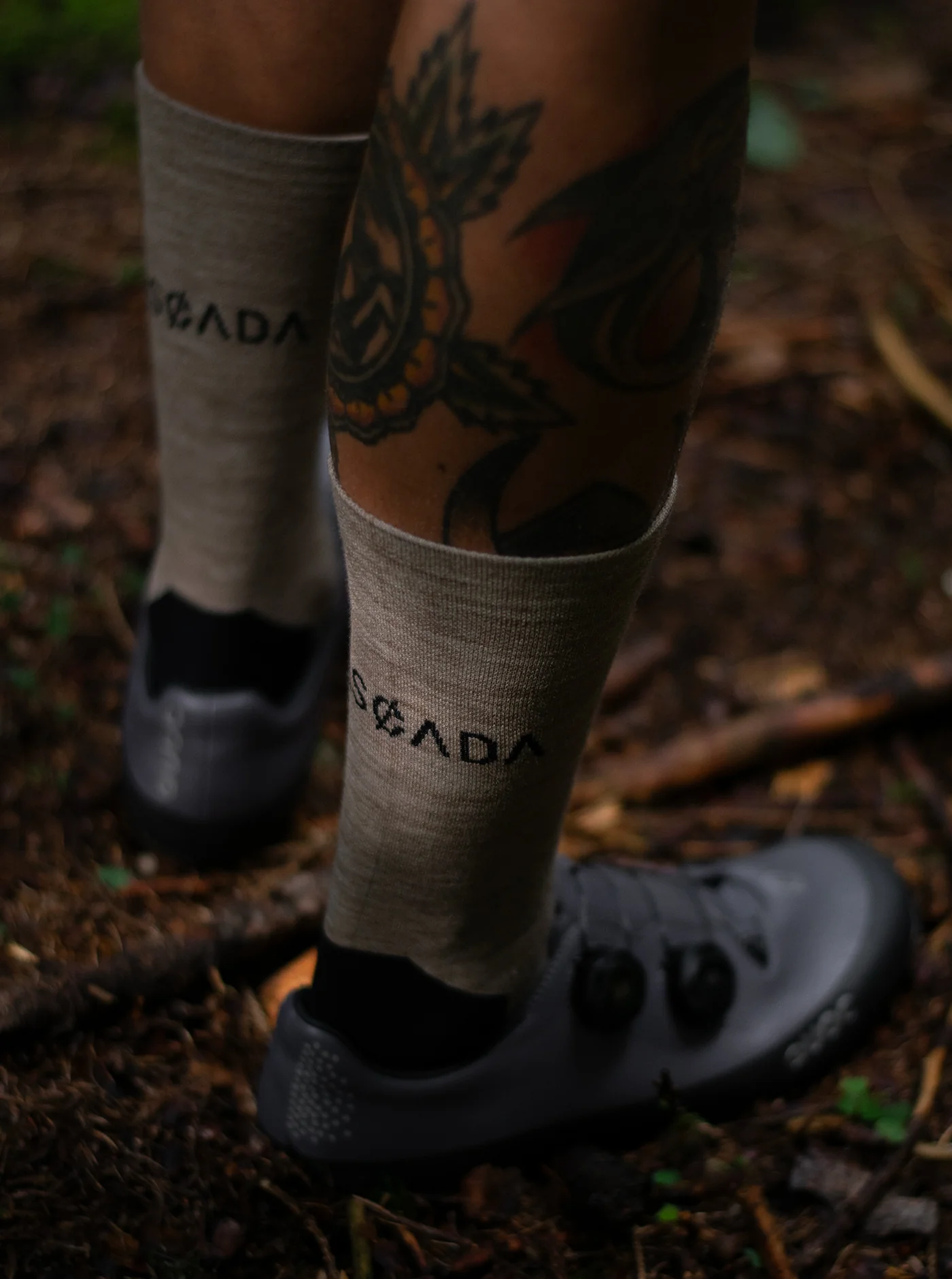 Merino Cross Socks Regular - Hazel Brown - Image 4