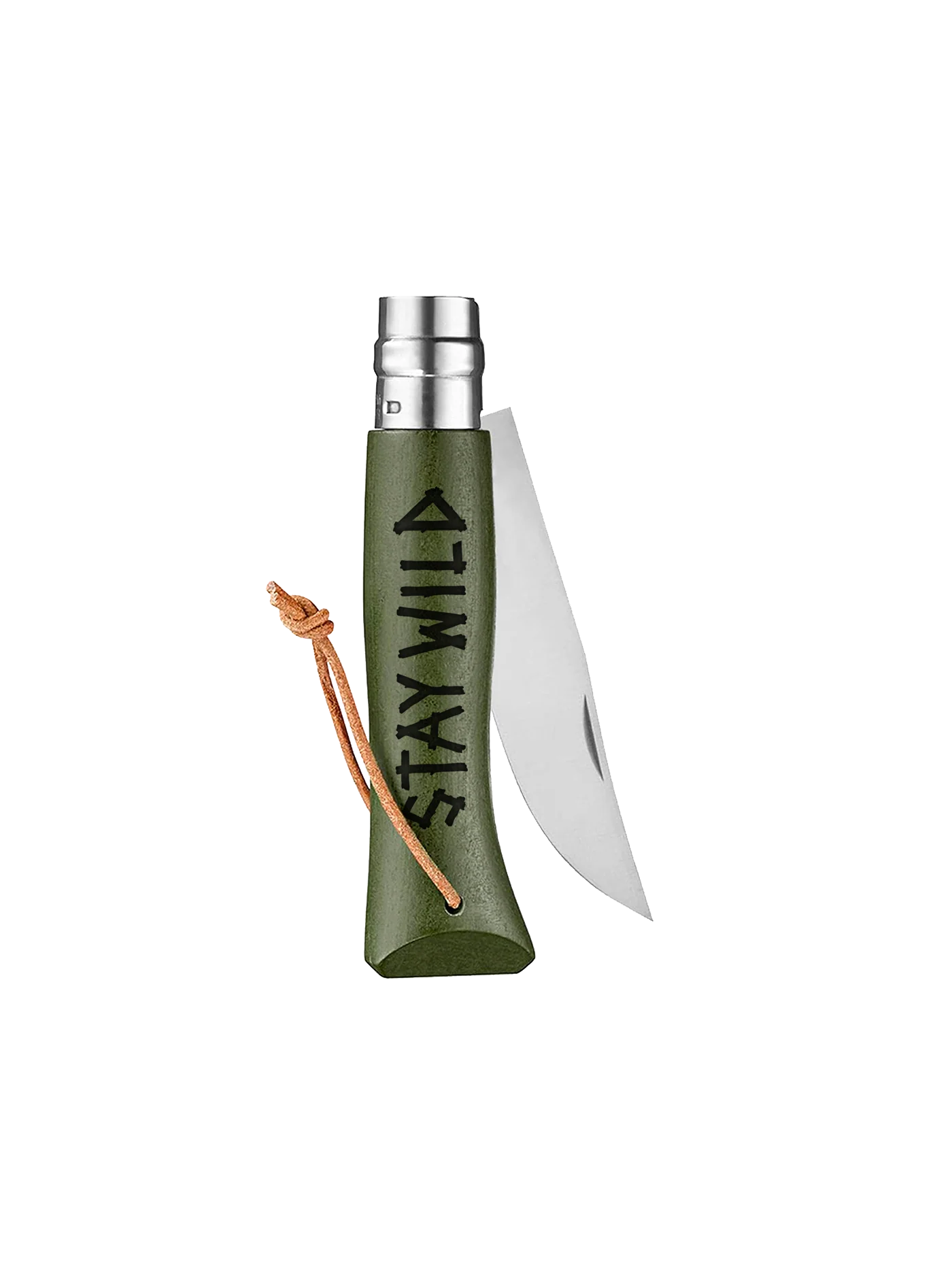Stay Wild - Opinel N°08 - Olive