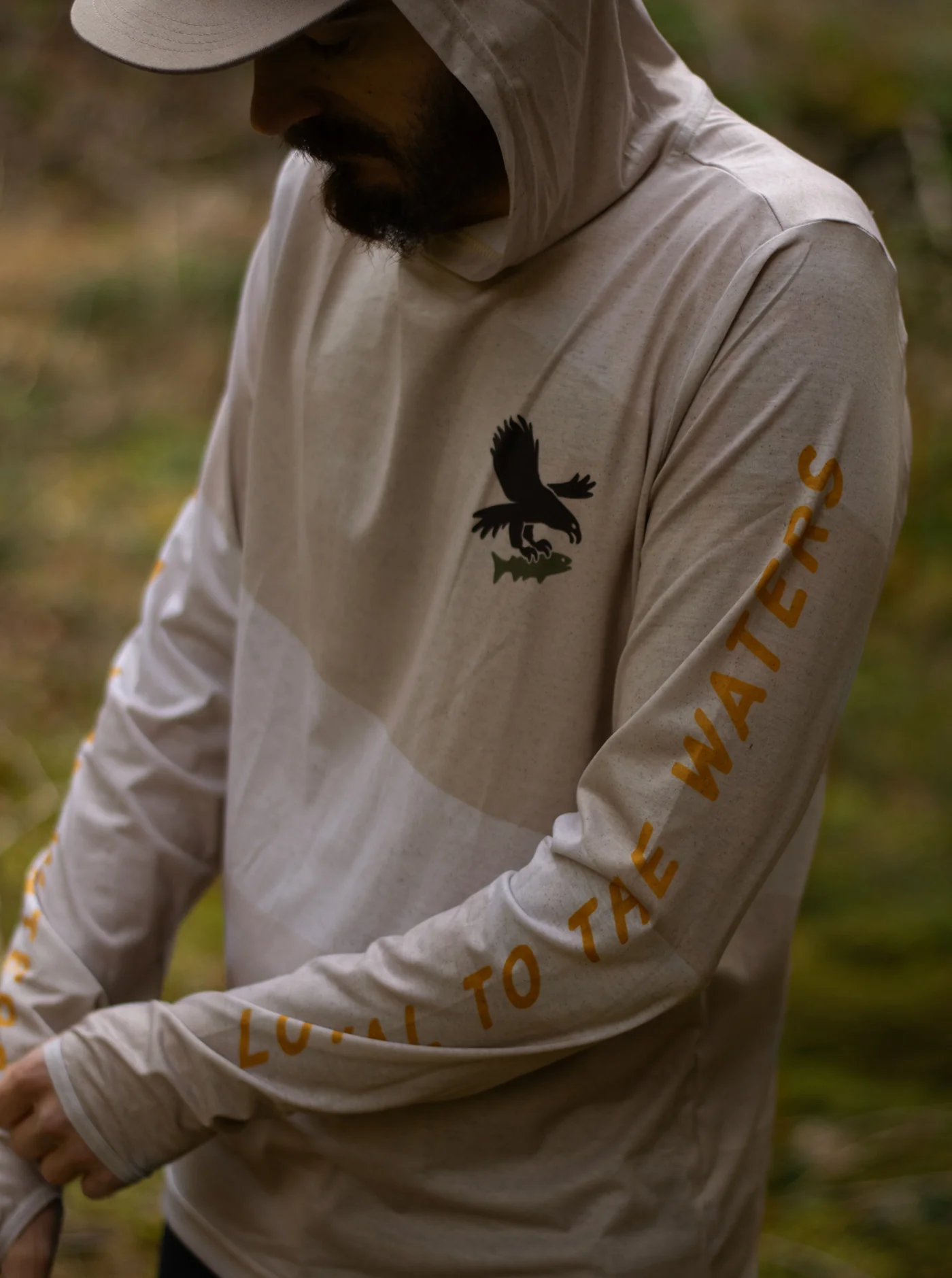 Trail T-Shirt Hoodie - Loyal To The Waters - Image 8