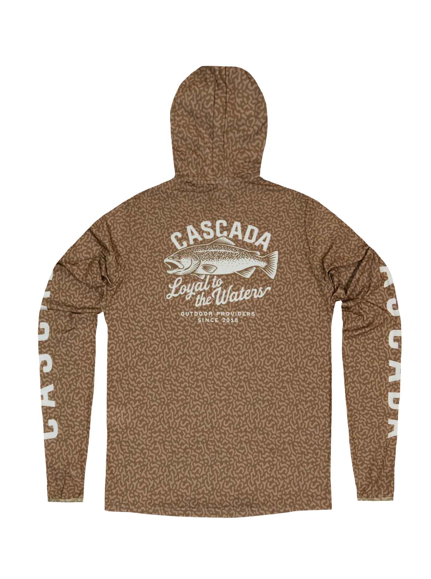 Trail T-Shirt Hoodie - Marble Trout - Image 2