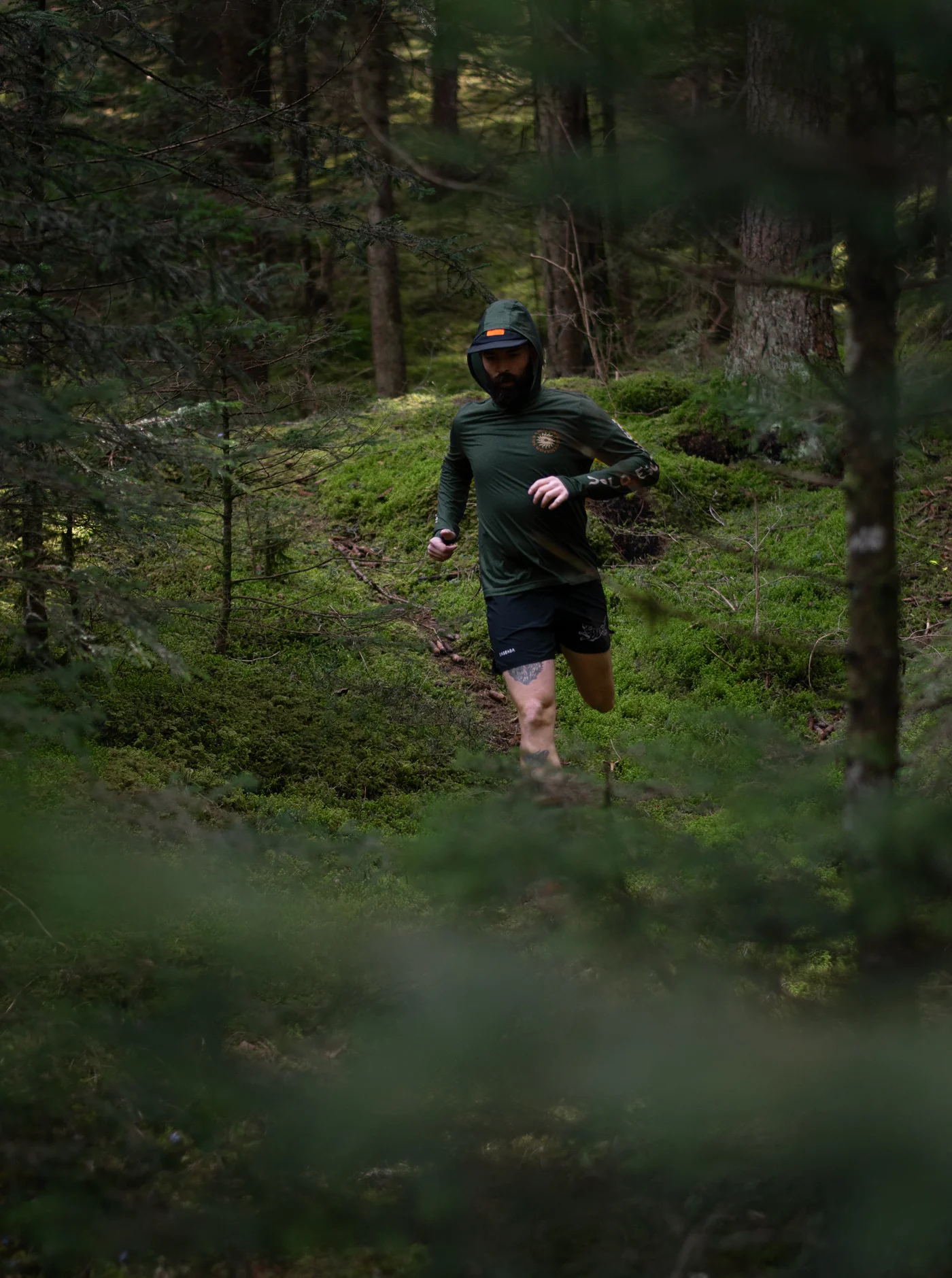 Trail T-Shirt Hoodie - Solo Escapism - Image 10