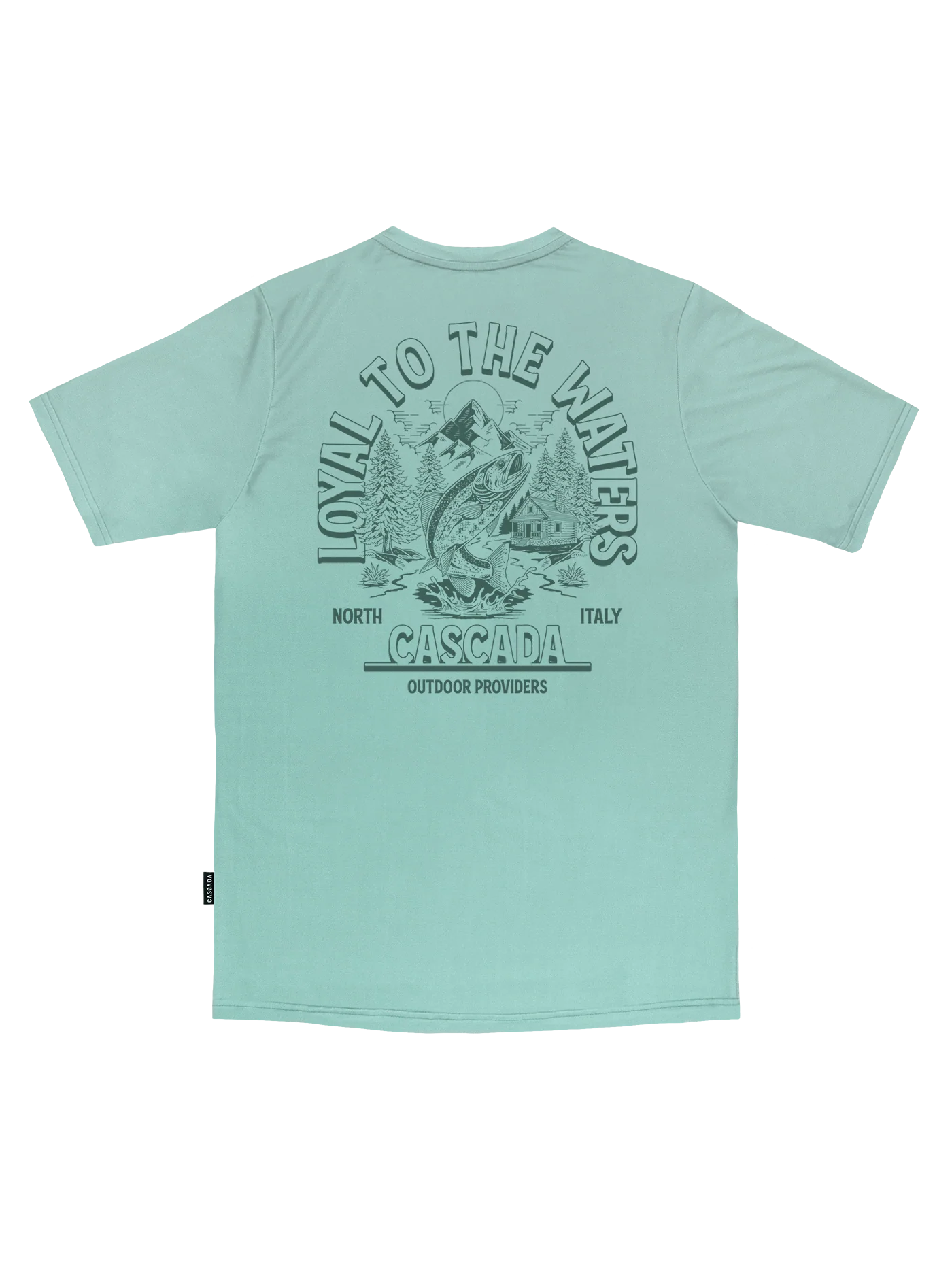 Trail T-Shirt - Loyal To The Waters - Faded Aqua